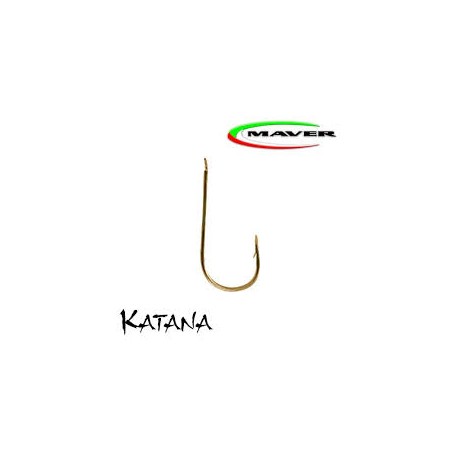 Maver Katana KM11 River Barbless – Amo Senza Ardiglione (Barbless) In Bronzo Con Paletta Per Pesca In Fiume